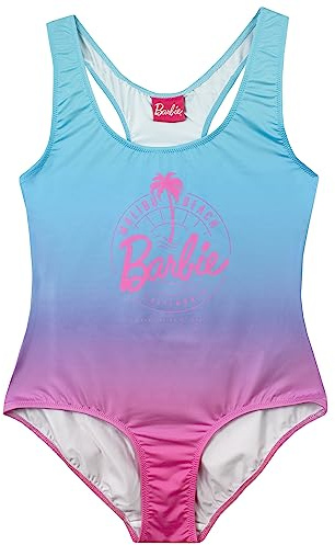 Barbie simdräkt | Malibu Beach Baddräkt för kvinnor | Rosa One Piece baddräkt för kvinnor | XXL | Officiella varor