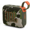 JBL Go 4 - Camouflage – Tragbare Bluetooth-Lautsprecher-Box mit JBL Pro Sound, tiefem Bass und Playtime-Boost-Funktion – Wasserfest und staubfest – 7 h Laufzeit