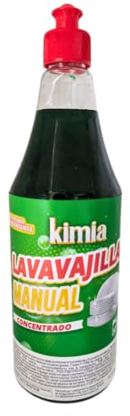 KIMIA - Lavavajillas Manual 750 ml | Lavavajillas para Hogar | Fórmula Concentrada | Limpieza Profunda | Elimina Grasa y Residuos | Alta Concentración | Desengrasante Potente