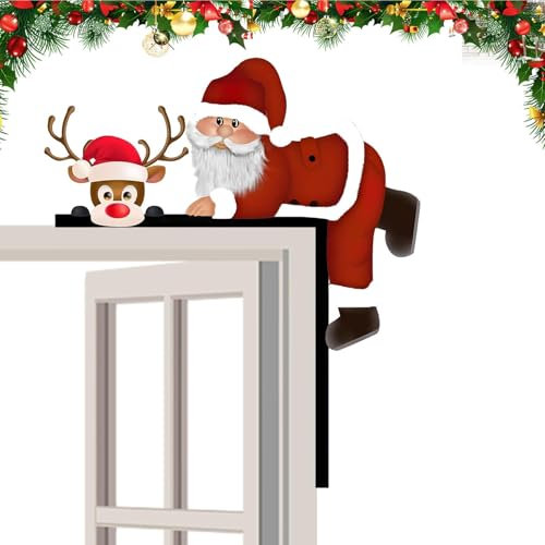 Decorazioni per porte natalizie, cornici e cartelli angolari - Decorazione angolare in legno con cornice