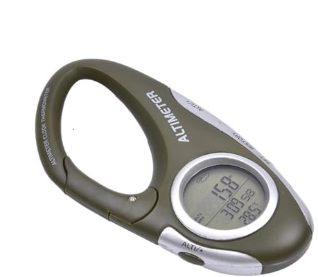 Altimometro Digitale – Altimetro Elettrico con previsioni meteorologiche, da Trekking, altimetro per Adulti Appassionati di attività all'Aria Aperta