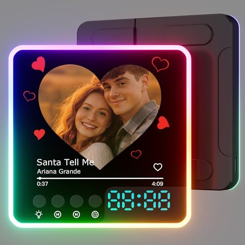 witfox Magnete da Frigorifero con Musica - Calamita Personalizzata, Targa Spotify Personalizzati per Coppie, Music Frigo Magnets con Foto e Canzone Spotify, Foto Personalizzati Idea Regali