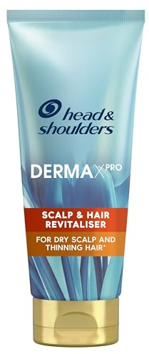 Head & Shoulders DermaXPro Revitaliser Lightweight Conditioner 220ml with Caffeine and Ceramide Complex. Moisturises Dry Scalp & Thinning Hair while Maintaining Dandruff Protection