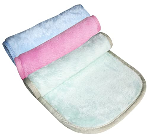 SJBAUTYO 3 Stück Abschminktücher Mikrofaser,Waschbar Abschminktuch Wiederverwendbar Microfaser,Gesichtsreinigungstücher für Abschminke,Reinigen,40 * 20cm