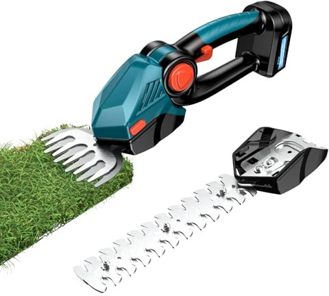 Cortasetos inalámbrico, batería 2 en 1, motor sin escobillas, mango ergonómico, compatible con batería Makita de 18 V, cortasetos, tijeras de arbustos para jardín, valla, jardinería (sin batería)
