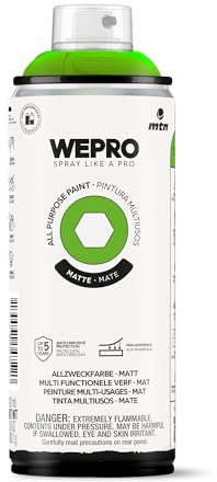 MTN WEPRO Solvent Mate WF-604 Verde Flúor, Spray 400ml