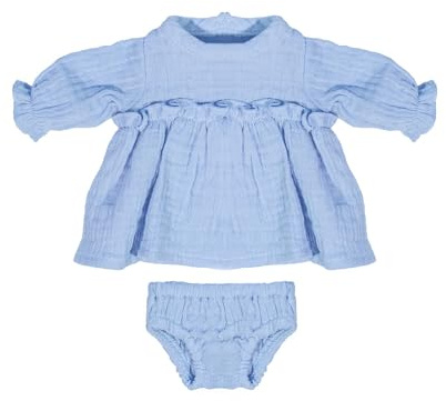 Miniland - Ropa para Muñeca de 32 cm, Accesorio de Ropa para Muñecos, Vestido de Entretiempo