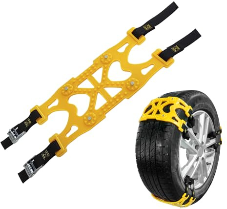 Catene da neve per pneumatici auto, catene antiscivolo per pneumatici veicoli - Attrezzatura regolabile per veicoli, forniture sicure per guida in condizioni di freddo per camion, minivan, pickup