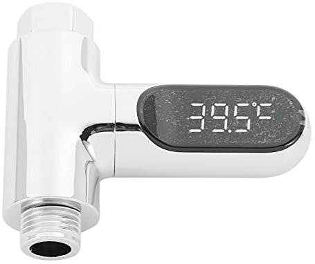 Bzocio Display ein LED Home Water Shower Thermometer Durchfluss Selbstgenerator Elektrometer Temperaturmonitor ' für das Baby