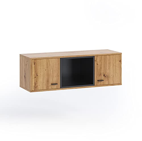 Lomadox Wandschrank Hängeschrank in Artisan Eiche Nb., B/H/T ca. 105/35/33 cm