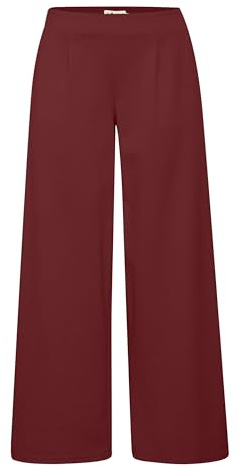 ICHI Ihkate Sus Long Wide Pa2 Pantalones Informales de Negocios, 191627/Port Royale, L para Mujer