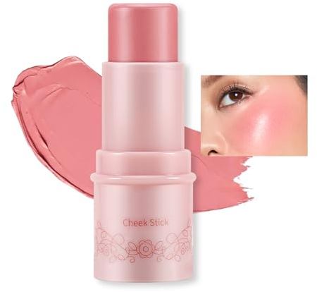 Boobeen Creme Erröten Stick Makeup für Wangen, Multi-use Makeup Matte Wange Wand Blusher Leicht zu mischen, Lang Anhaltende Natürliche Dewy Finish für strahlende