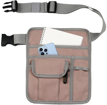 Server, Restaurant Waiter, Work Service Apron, Restaurant Service Apron Bag, Nurse Work Apron Bag, Portable Waiters Restoration, pink, Please refer to the description, Please refer to description