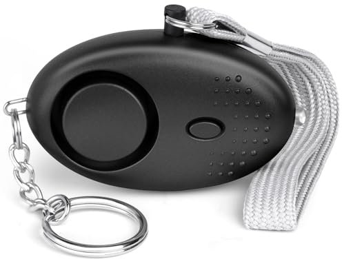 Flintronic Alarme Personnelle d'urgence, 140DB Alarme de Sécurité, avec Lumières LED, Porte Cle Lampe de Poche Portative pour Les Enfant, Femme et Personnes âgées, Joggeur