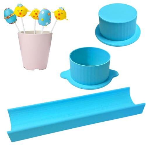 Stampo da forno | Set di stampi per cake pop, facili da usare per cake pop, affidabile, conveniente, antiaderente, 100 g, per muffin, fondente, cioccolato, caramelle, dessert