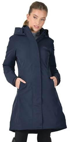 WeatherBeeta All Purpose Waterproof Longline Equestrian Jacket, Navy, Ladies Medium/12