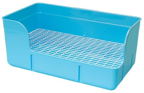 Stgfyxgs Toilettes pour Lapins, Bac à Litière, Fournitures pour Animaux, Bleu