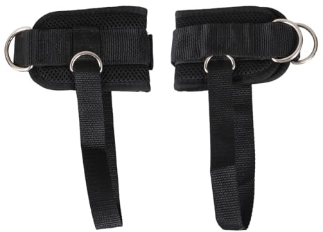 Veemoon Cinghie Imbottite per Caviglia in Neoprene e Rete, Set 2 Pezzi, Cinturini Fitness per Glutei e Gambe, Supporto Leggero e Portatile per Allenamenti Professionali e Personali