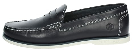 Lumberjack Navigator Scarpe da Barca, Uomo, Blu (Navy Blue/White M0159), 40 EU (6.5 UK)