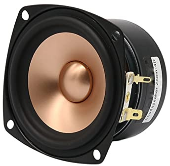 JINGERL 15W Full Range Speaker 3 Inch 4Ohm 8Ohm HiFi Bluetooth Speaker Treble Mid Woofer Loudspeaker Replacement Part for Home Theater (Size : 1 Pc 8Ohm Square)