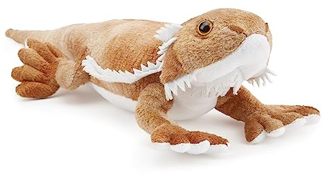 Zappi Co 100% riciclati peluche di Drago Barbuto (34cm lunghezza) - Morbido e coccolone, raccolta di animali ecocompatibili per il primo neonato