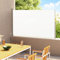 Gecheer Seitenmarkise Ausziehbar 200x300 cm Creme