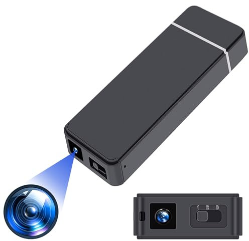 HGYGHO 64GB Caméra Cachée Clé USB, 1080P Mini Caméra Espion Clef USB avec Détection de Mouvement, Petite Camera Surveillance Espion Camera Corporelle Mémoire Stick pour la Maison et du Bureau