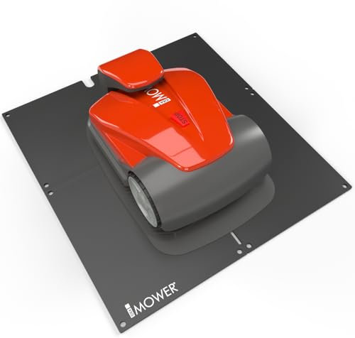 IDEA MOWER Base pour robot tondeuse PLATTAFORM|90 x 85 cm|Protège la station de charge de la saleté, des débris et de l'herbe haute