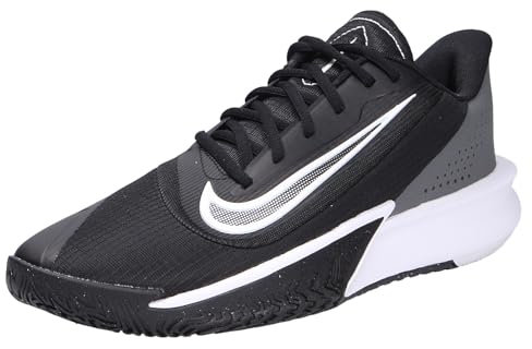 NIKE Herren Precision 7 Sneaker, Black/White/Iron Grey/Smoke Gr, 44 EU