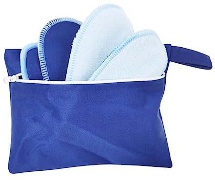 Holibanna 8stücke Teiliges Waschbare Wiederverwendbare Stoffbinden Mit Hoher Saugfähigkeit Atmungsaktiv Faltbar Und Tragbar Für Damen Während Menstruation Und Wochenbett Inklusive Aufbewahru