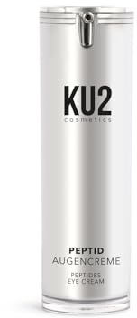 KU2 Cosmetics Peptid Augencreme I Anti-Aging Augenpflege mit Peptiden I Gegen Augenringe, Schwellungen & feine Linien I Straffende & vegane Formel I Made in Germany I 30 ml