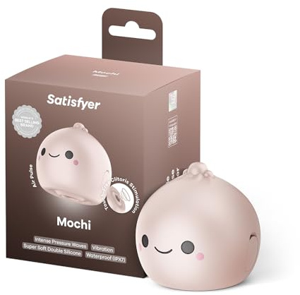 Satisfyer Mochi, vibratore a onde di pressione | mini stimolatore clitorideo a 2 motori | Airpulse e vibrazioni | impermeabile IPX7 | silicone | compatto | sex toy da donna per clitoride