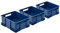 PAFEN 3x Euro Stapelbox Bruno Eco Blau Euro-Box Stapelkasten 20,5L Transport Eurobehälter