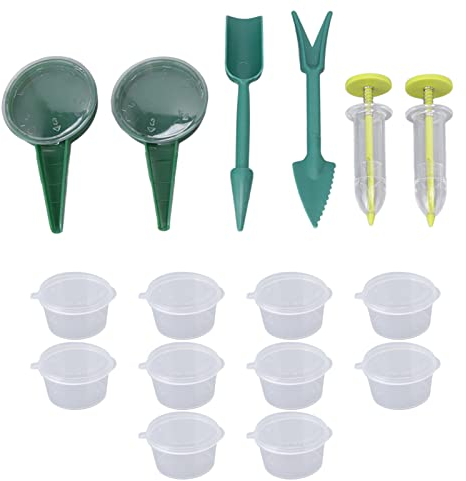 Juego de Dispensador de Semillas de Siembra, Sembradora de Jard¨ªn Ajustable para Semillas de Espinaca de Hierba de Lechuga de Zanahoria