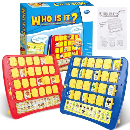 Ratespiel Wer Bin Ich, ZoneYan Wer Bin Ich Spiel Kinder Erwachsene, Wer ist Es Spiel, Who is Who Spiel, Logische Argumentation Klassische Brettspiele, Guess Who I am Game für 2-6 Spieler