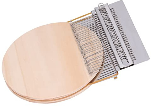 Telaio Per Tessitura, Telaio Per Rammendo Tipo Speedweve Strumento Per Tessitura Ganci in Acciaio Inossidabile Disco in Legno di Pino Kit Telaio Per Tessitura Piccolo Rammendo Rapidamente (28 Hooks)