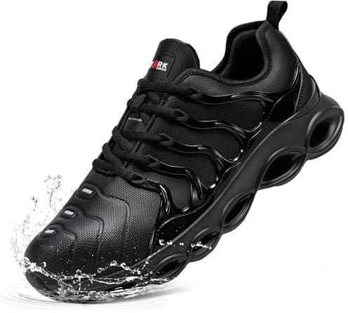 LARNMERN Chaussures de Sécurité Hommes Imperméables Basket de Travail