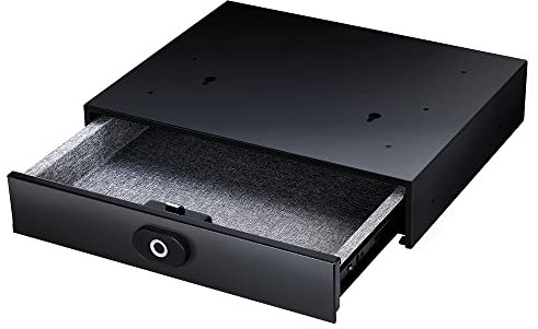 Smart Touch Fingerabdruck Safer, Versteckte Schubladen -Sicherheitsbox mit Starker Schließschraube Smart Home Schublade Safe Koffer für Home Office und Hotelgebrauch