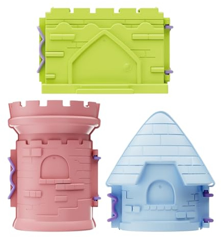 Générique Moules à Sable pour Plage | Moules à Châteaux de Sable pour Jouets de Plage | Jeu de Construction 3 Pièces pour Jeux Extérieurs Activités Sensorielles Garçons Filles Vacances d'Été Voyage