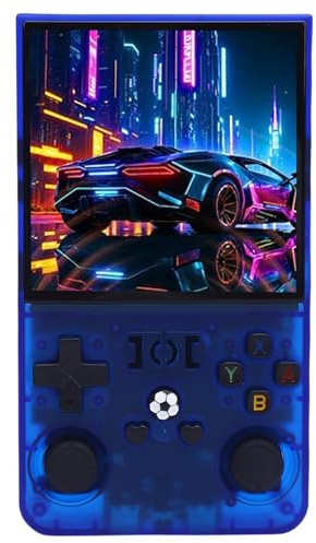Keenso Retro-Handheld-Spielekonsole, Leistungsstarke Leistung für Tragbare -Gamer mit 4-Zoll-Bildschirm (64G)