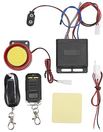 Zhangpu Kit de Système D'Alarme Moto, sécurité Antivol, Alarme de Vibration sans Fil Universelle pour Scooter et Vélo