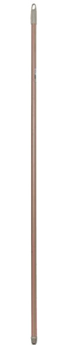 Bürstenmann Stiel mit zwei – Komponenten Kunststoff Körper, 130 cm/22 mm, grau/ orange