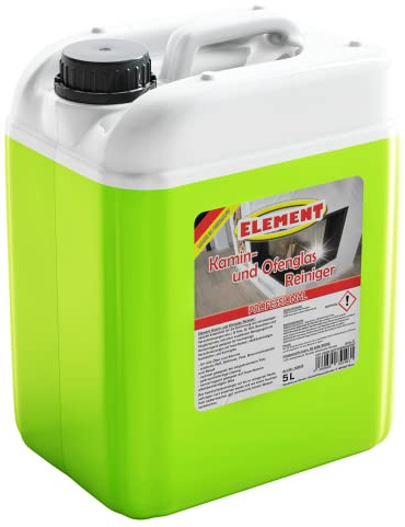 Element Kaminscheibenreiniger 5 L Kaminreiniger Ofenglas Reiniger Fettlöser Rußentferner