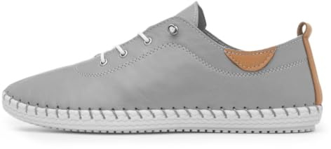 Lunar Ladies St. Ives Grey Plimsoll 8 Grey
