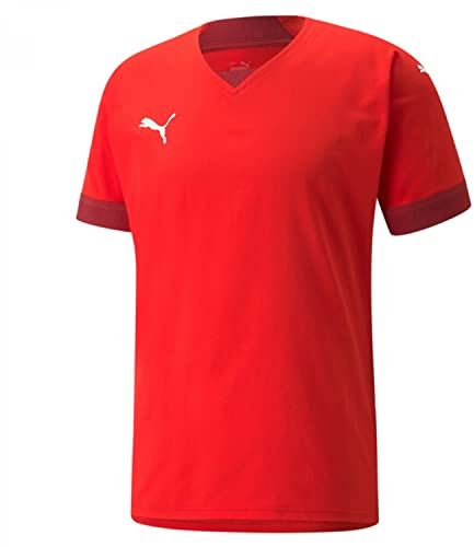 PUMA Herren Teamfinal Jersey Fu balltrikot, Puma Red-rio Red, XXL EU