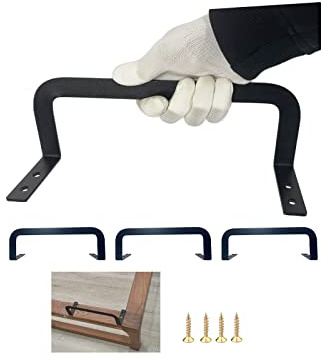 Benbuoo 8,9 cm schwarzer Metall-Matratzenstopper, 4 Stück, strapazierfähige, rutschfeste Unterlage