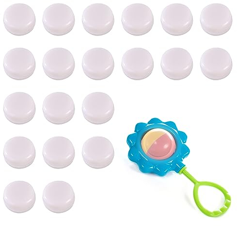 Rasseldosen, Rasselkugeln, Quietscher, Rasseldosen zum Einnähen, Quietscher Rasselkugeln Rasseldosen Einnähen, für Hund Haustier Baby Spielzeug Noise Maker, 20 Stück