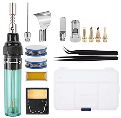 Josenidny Soldador de gas Soldador de gas butano Soldadura Soldadura Pluma de soldadura para soldadura ligera Reparación Soldadura de estaño