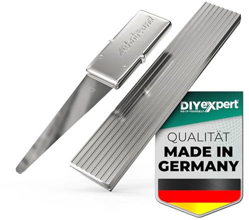 1 stuzzicadenti Home Xpert, detergente dentale, platino con vera foglia d'argento, 4 cm con manico, lunghezza totale 5,5 cm con custodia
