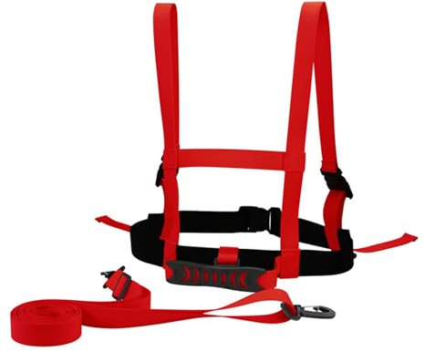 SELiLe Trainingsgeschirr für Kinder, Ski, Snowboard, Trainingsgeschirr mit abnehmbarer Leine, Griff, Skitrainingsgürtel für Jungen, Mädchen, Anfänger, Kinder, Snowboard-Trainingsgeschirr